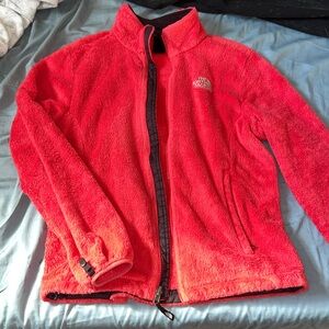 The North Fuschia fleece jacket